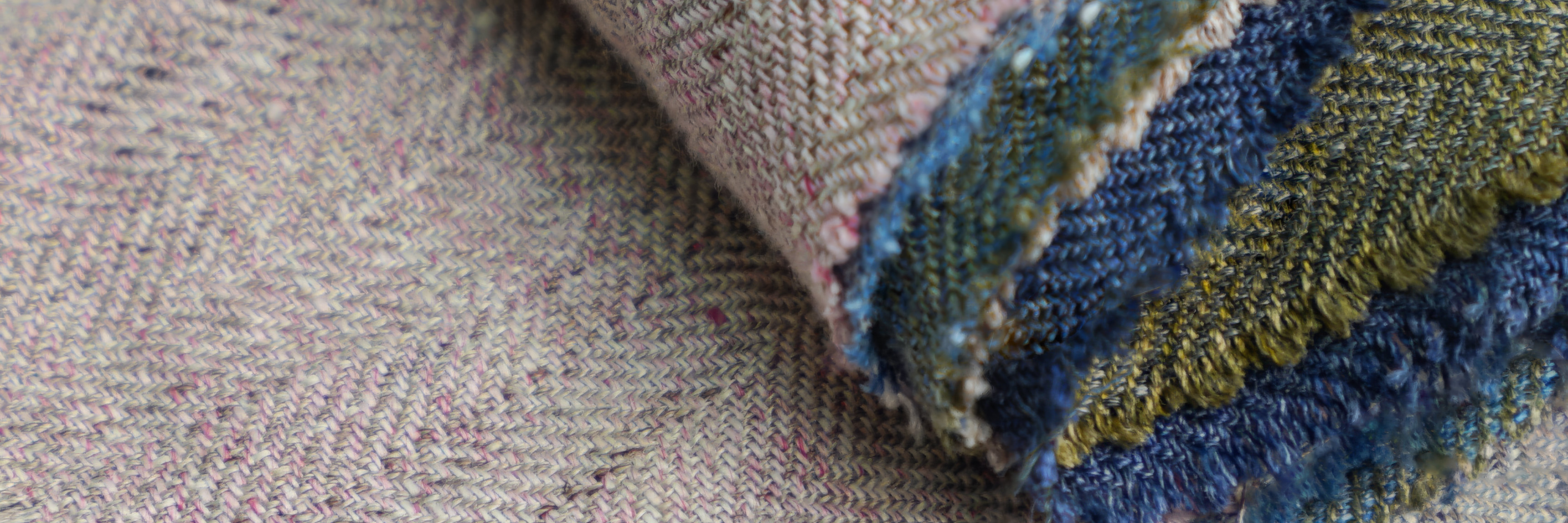 Linen melange fabric with heathered mixed-fiber texture