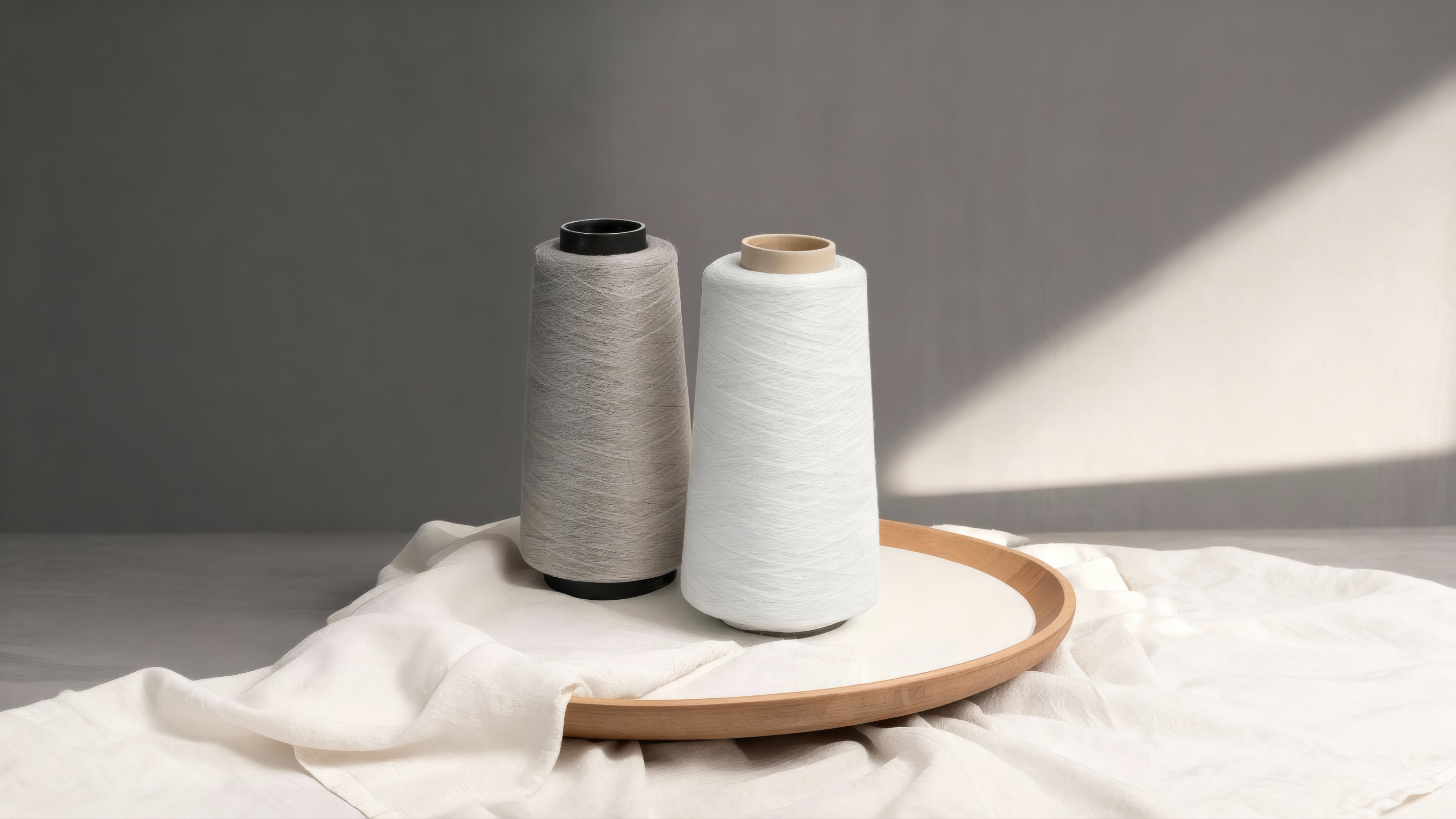 Linen yarn product range by Jintaiheng Flax Textile